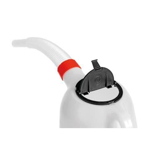 Lampakanna med flexibel pip - vit - 3 L