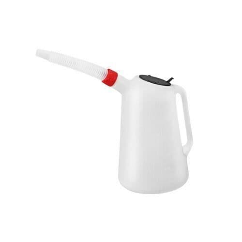 Lampakanna med flexibel pip - vit - 3 L