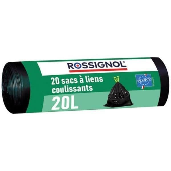Rossignol - Paket med 20 soppåsar 20L BAGY - Svart