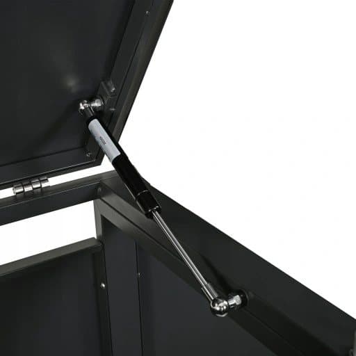 Containerram - 1 container - 68x80x116cm - antracit trä