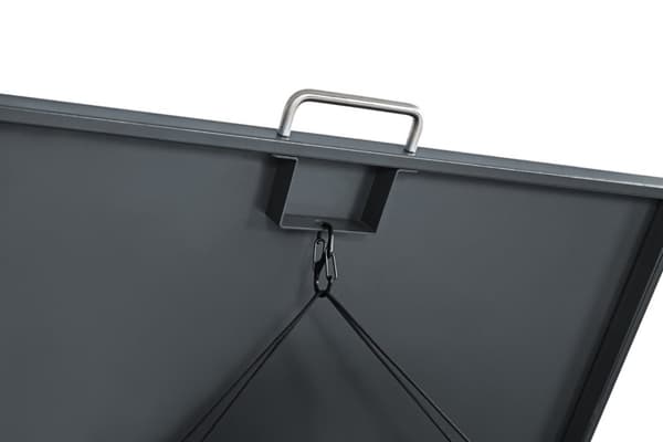 Containeromvandling - 2 containrar - 132x80x116cm - antracit trä