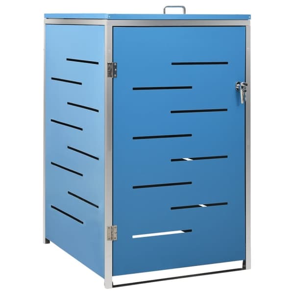 Skjul till ett sopkärl 69x77,5x112,5 cm rostfritt stål