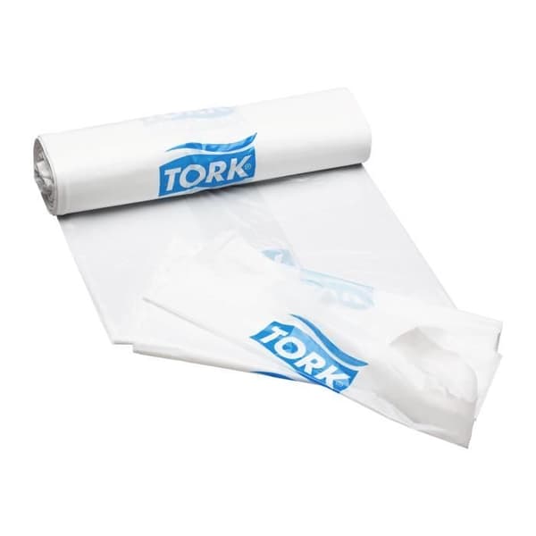 Tork Avfallskärl 20 l vit plastförpackning med 100 st