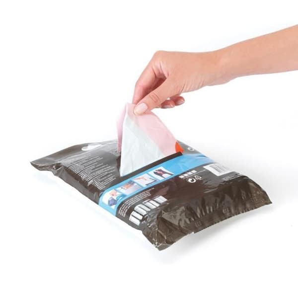BRABANTIA Set med 20 stycken PerfectFit rullsoppåsar - 3L
