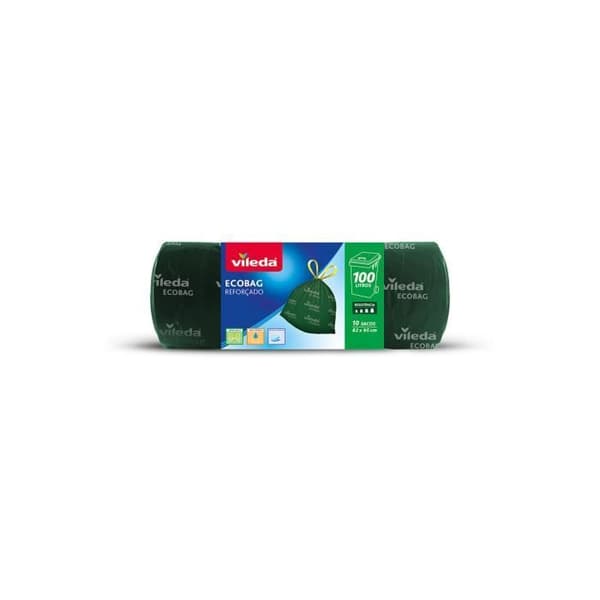 GENERIC - Ecobag Trash Bag 100l 100% Återvunnen 10st 169307 Vileda