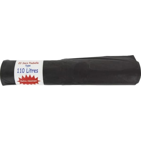 Säck med låg densitet - 100 L - 40 mikron - x20