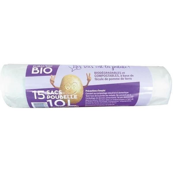 SCHWEITZER 15-pack Soppåsar 10 L - Dragsnören