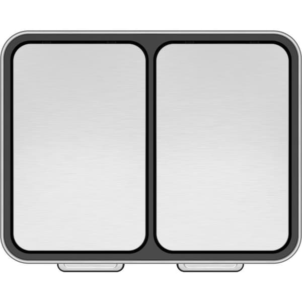 Siguro SGR-WB-I228SU Smart2Sort, 2 separata avfallsbehållare, 2 x 14 l