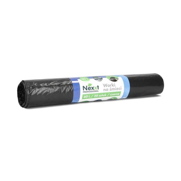 Soppsäck - plastpåse Nexxt - CH-nexxtworki60l - Sopsäckar 60L LDPE svart (20)