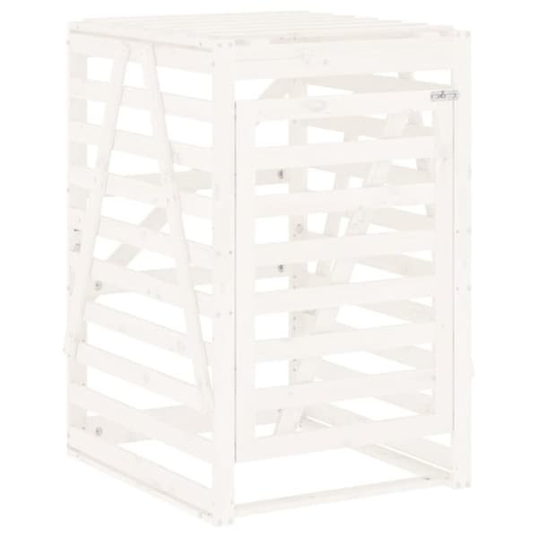 Skjul för sopkärl 84x90x128,5 cm massiv furu