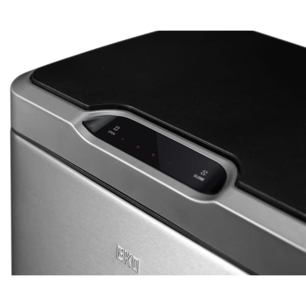 EKO Soptunna Mirage med sensor 2x20 L matt silver