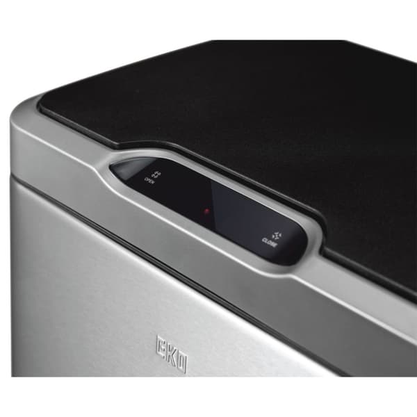 EKO Soptunna Mirage med sensor 2x20 L matt silver