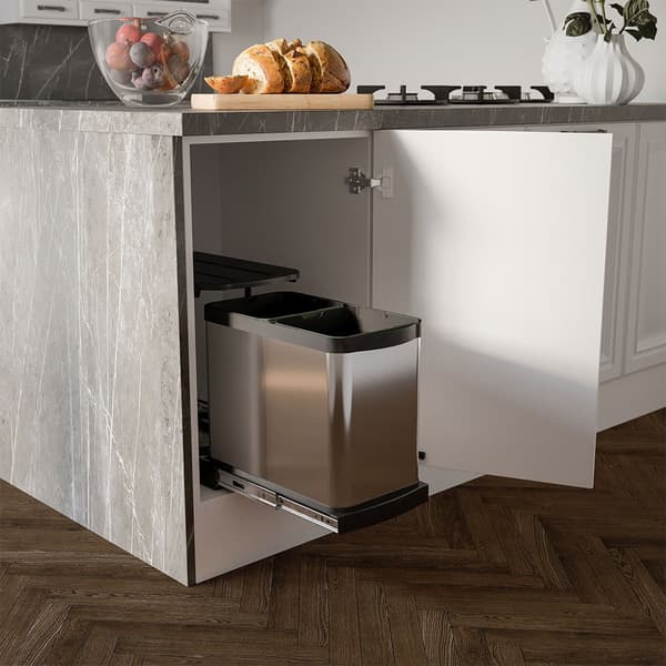 Emuca Soptunna 8131765 2x12l Silver
