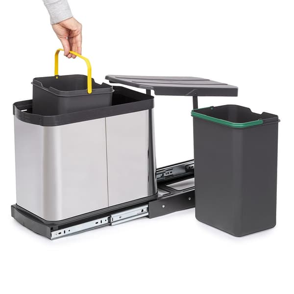 Emuca Soptunna 8131765 2x12l Silver