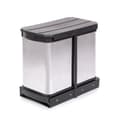 Miniatyrbild 1 av 10: Emuca Soptunna 8131765 2x12l Silver