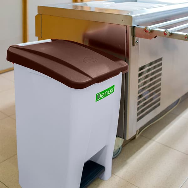 Denox Selektiv Skraldespand 23410.839 80l Brun