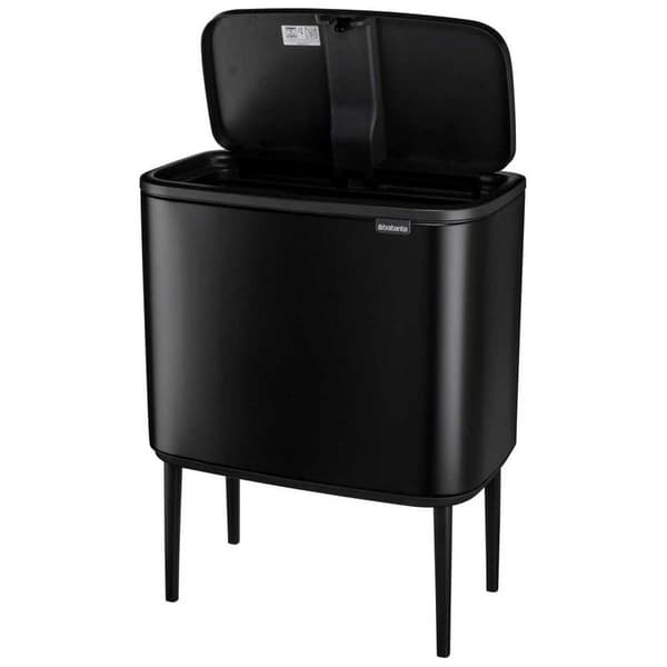 Brabantia Tryck På Papperskorgen Bo 3x11l Svart