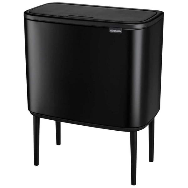 Brabantia Tryck På Papperskorgen Bo 3x11l Svart