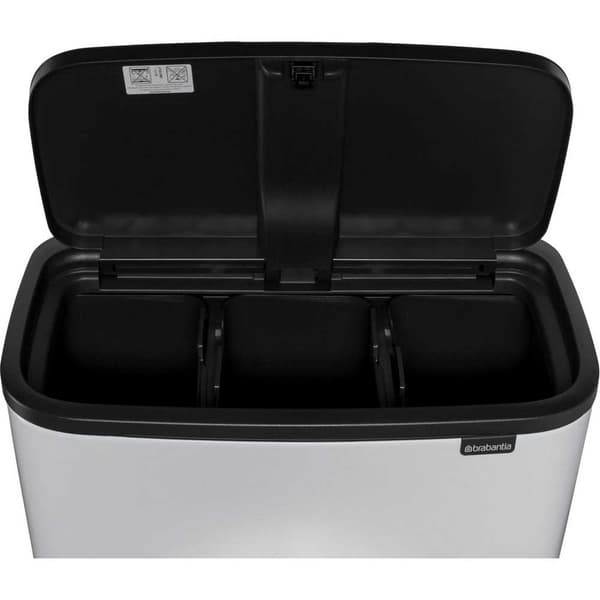 Brabantia Kosketa Roskakori Bo 3x11l Valkoinen