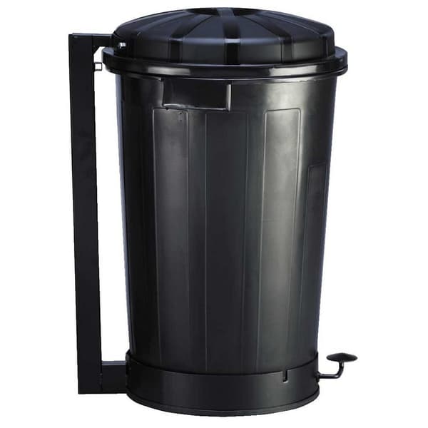Denox Affaldsspand Med Pedal Goliat 95l Sort