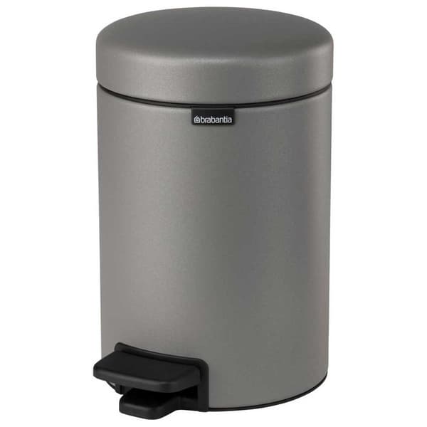 Brabantia Papperskorgen Med Fotpedal Newicon 3l Grå
