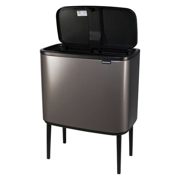 Brabantia Roskakori Bo Touch 11+23l Hopeinen