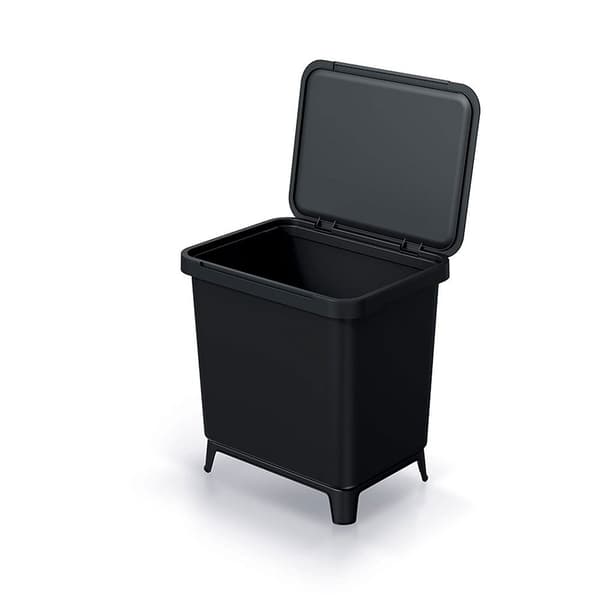 Keden Återvinningstunna 30l Systema 39x29x41 Cm Silver