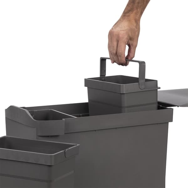 Emuca Nederste Automatisk Genbrugsspand 3x10l
