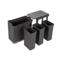 Miniatyrbillede 2 af 4: Emuca Nederste Automatisk Genbrugsspand 3x10l