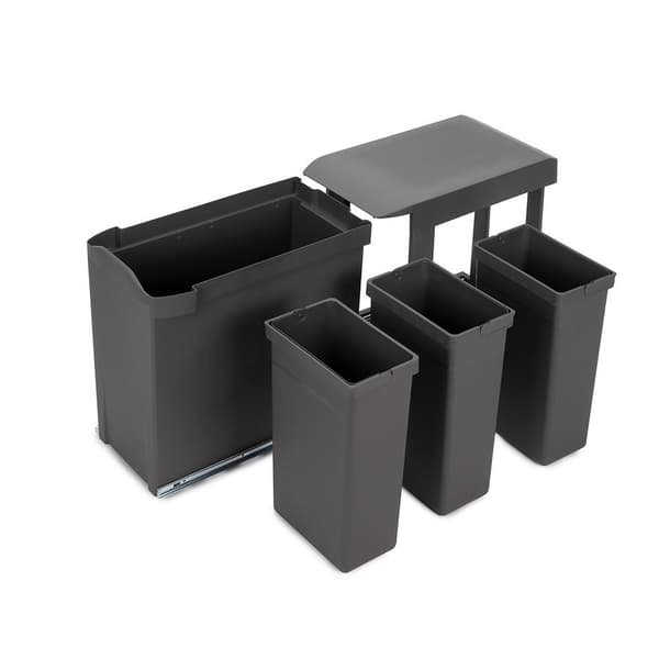 Emuca Nederste Automatisk Genbrugsspand 3x10l