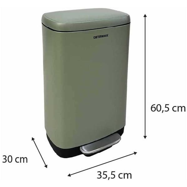 Catterhouse Papperskorgen Med Fotpedal Planeta 30l