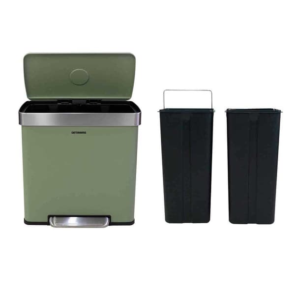 Catterhouse Papperskorgen Med Fotpedal Planeta 60l (30+30)