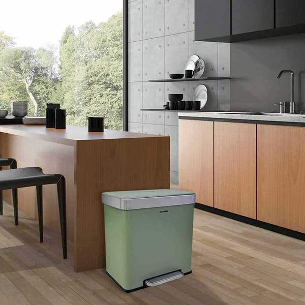 Catterhouse Papperskorgen Med Fotpedal Planeta 60l (30+30)