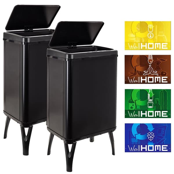 Wellhome Smarta Soptunnor 40l 2 Enheter