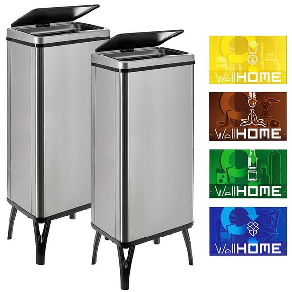 Wellhome Smarta Soptunnor 60l 2 Enheter