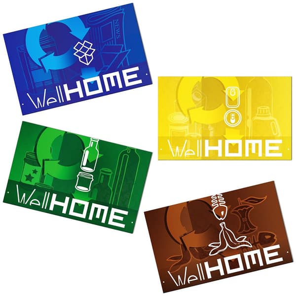 Wellhome Smarta Soptunnor 40l 2 Enheter