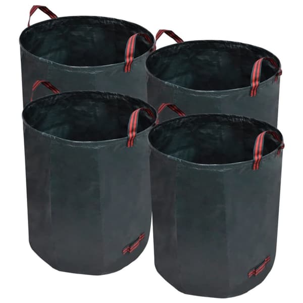 Trädgårdssäck med handtag 272L 4-pack