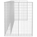 Miniatyrbilde 5 av 7: vidaXL Gabion for søppeldunkskur galvanisert stål 320x100x120 cm