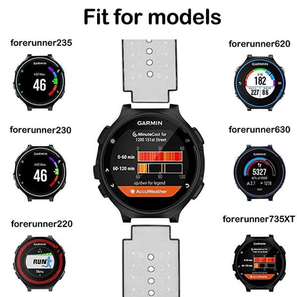 To-farvet armbånd Garmin Forerunner 230 / 235 / 620 / 630 / 735XT