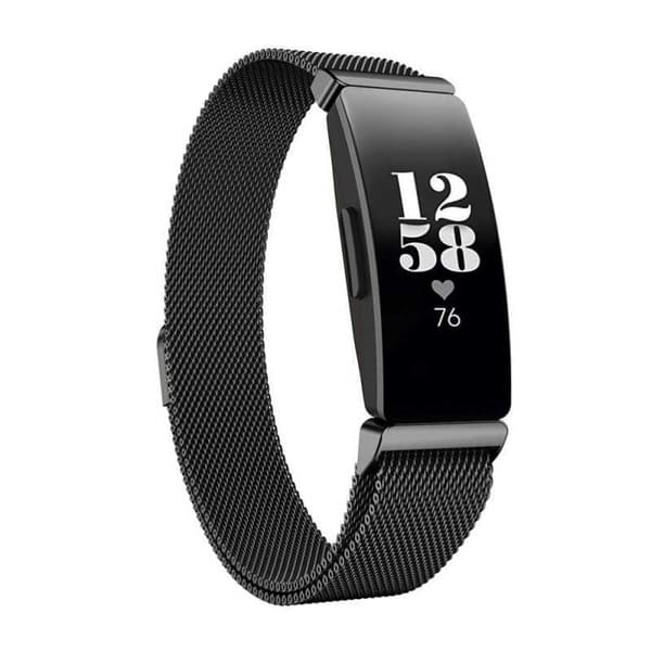 Fitbit Inspire HR Armbånd Milanese Loop Sort