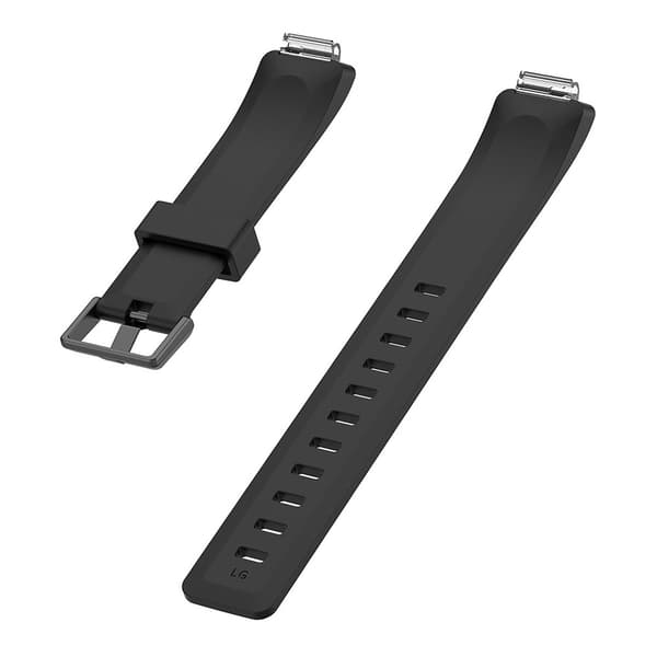 Silikoniranneke Fitbit Inspire / Inspire HR - L Musta