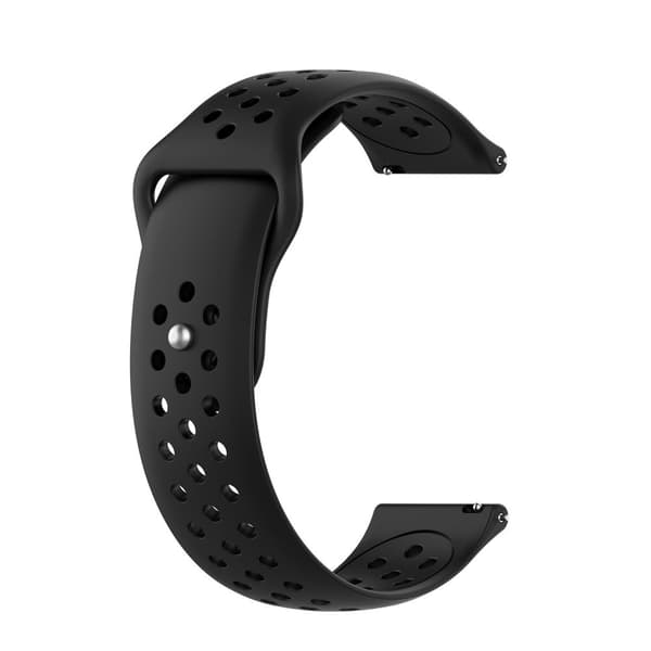 INF Samsung Gear S3 / Galaxy Watch 46 mm armbånd 22 mm Sort