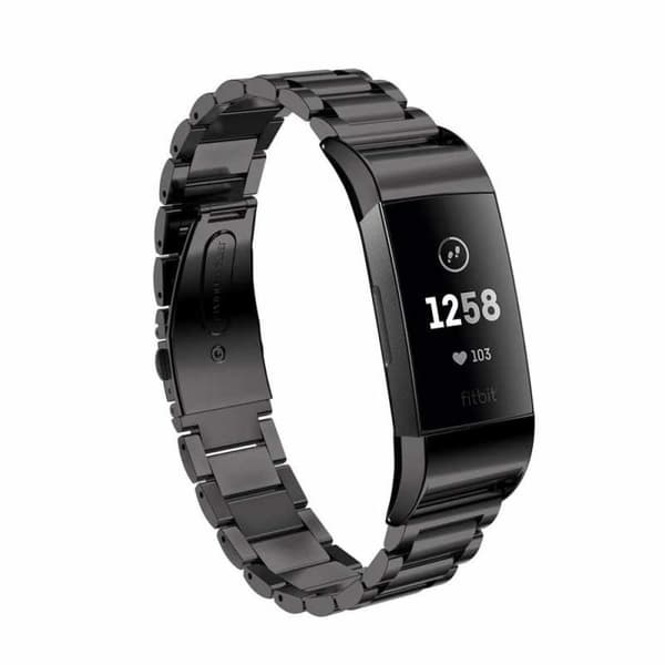 Metalarmbånd Fitbit Charge 3 Sort
