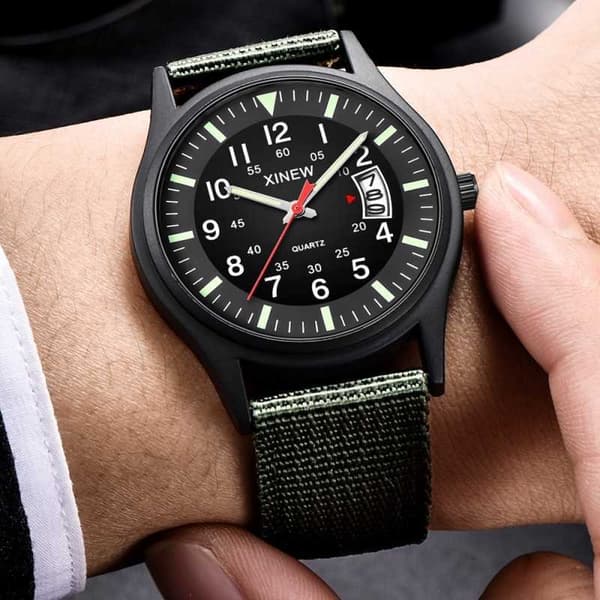 Herrklocka Nylon Quartz - Xinew