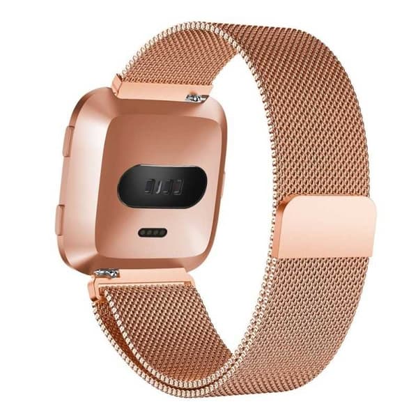 Fitbit Versa Armband Milanesisk Loop Roséguld