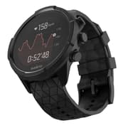 Suunto Spartan Sport Wrist HR/9 Baro/9/D5/7 rannekoru (24 mm) silikoni musta  01