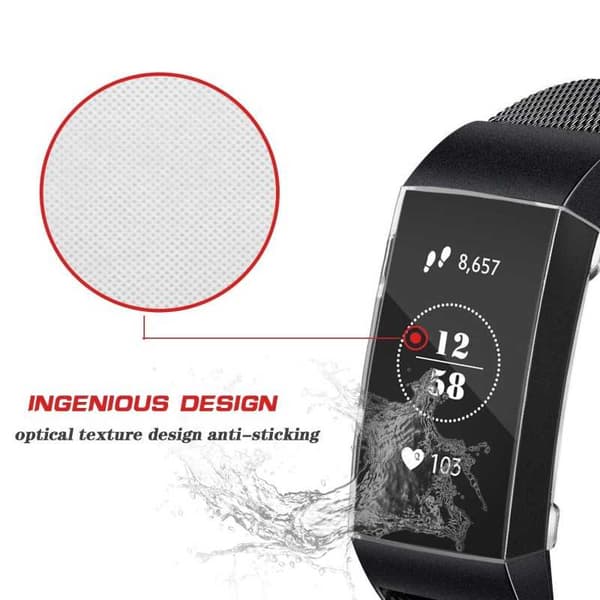 2-PACK Full Coverage Ultratynd TPU Cover Fitbit Charge 4 Liquid