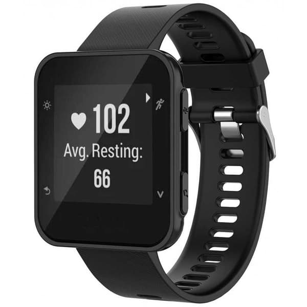 Garmin Forerunner 30 & 35 Stilfuldt silikonearmbånd Løb nr