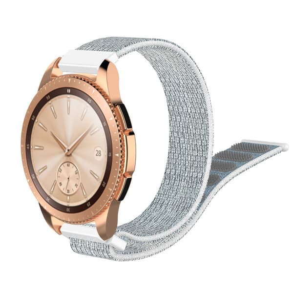Nylonarmband Samsung Galaxy Watch 42mm/Active Grå/Vit