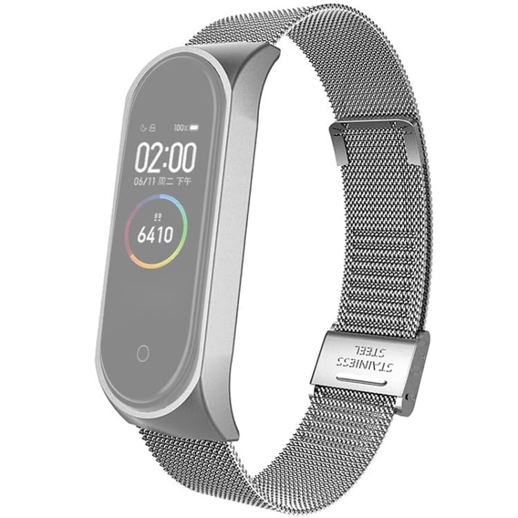 Metalliranneke Xiaomi Mi Band 4 / 3 Hopea